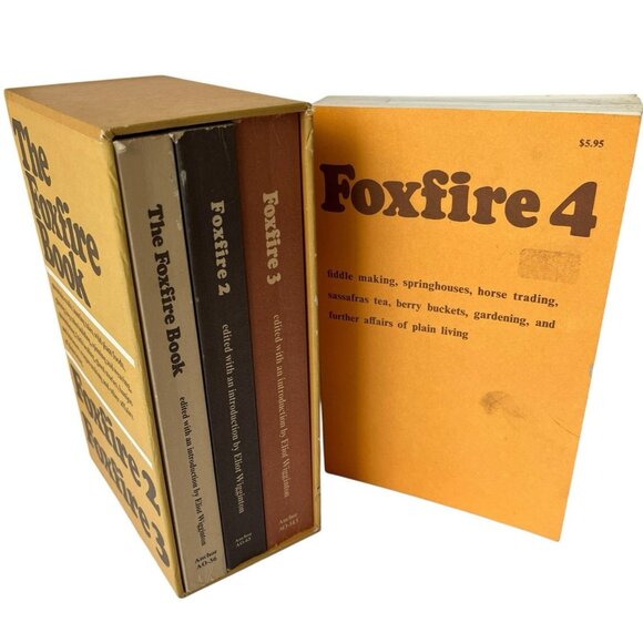 Other - Foxfire Paperback Book Lot 1-4 Bundle Volume Set Fieldcraft Bushcraft Survival
